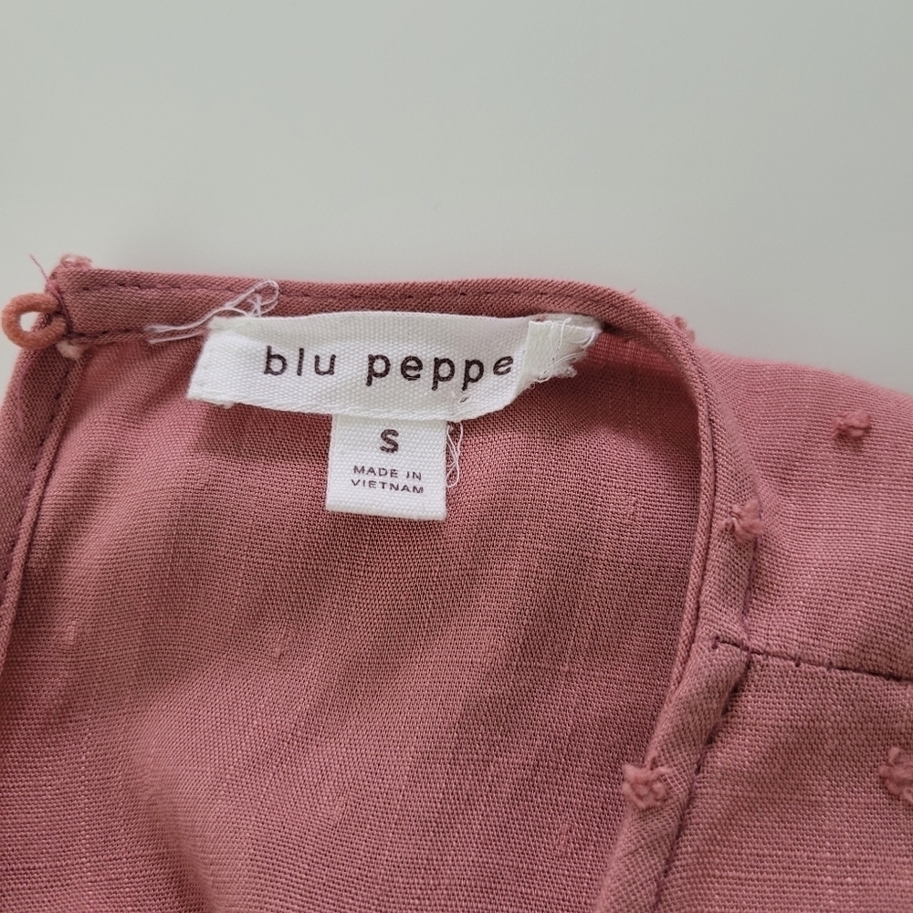 Blu pepper pink lace boho peasant dress - Picture 4 of 14